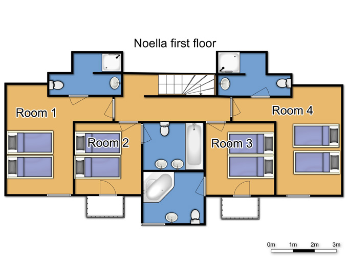 Chalet Noella Val Thorens Floor Plan 1